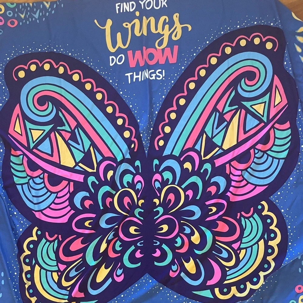 - Girl Scouts 2020 Cookies Find Your Wings Butterfly Large Wall Tapestry G…